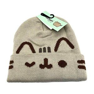 Pusheen The Cat Beanie Hat Tan Fall Winter One Size